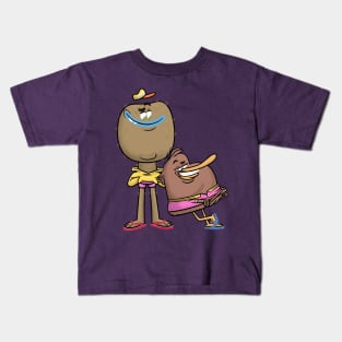 Jandal Burn: Kev & Puku Kids T-Shirt